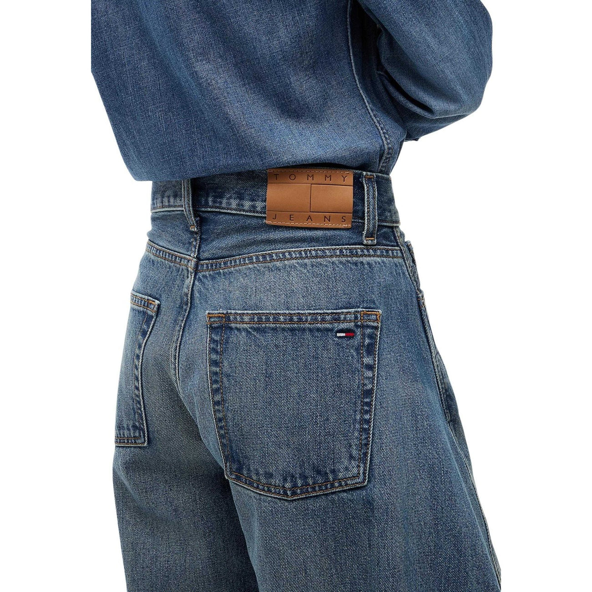 Tommy Jeans — Blaue Damenjeans — Ansicht 3
