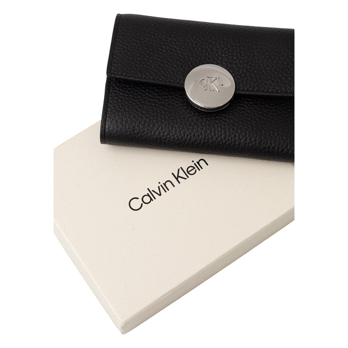 Calvin Klein — Geldbörse schwarz Art.-Nr. ROUND HW PEBBLE TRIFOLD für Damen — Ansicht 4