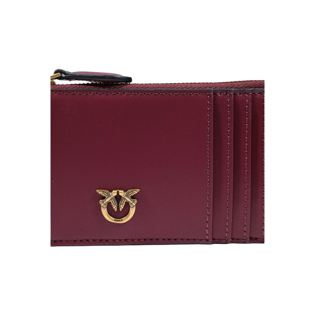 Pinko — Airone Vitello Seta women's leather wallet — view 5