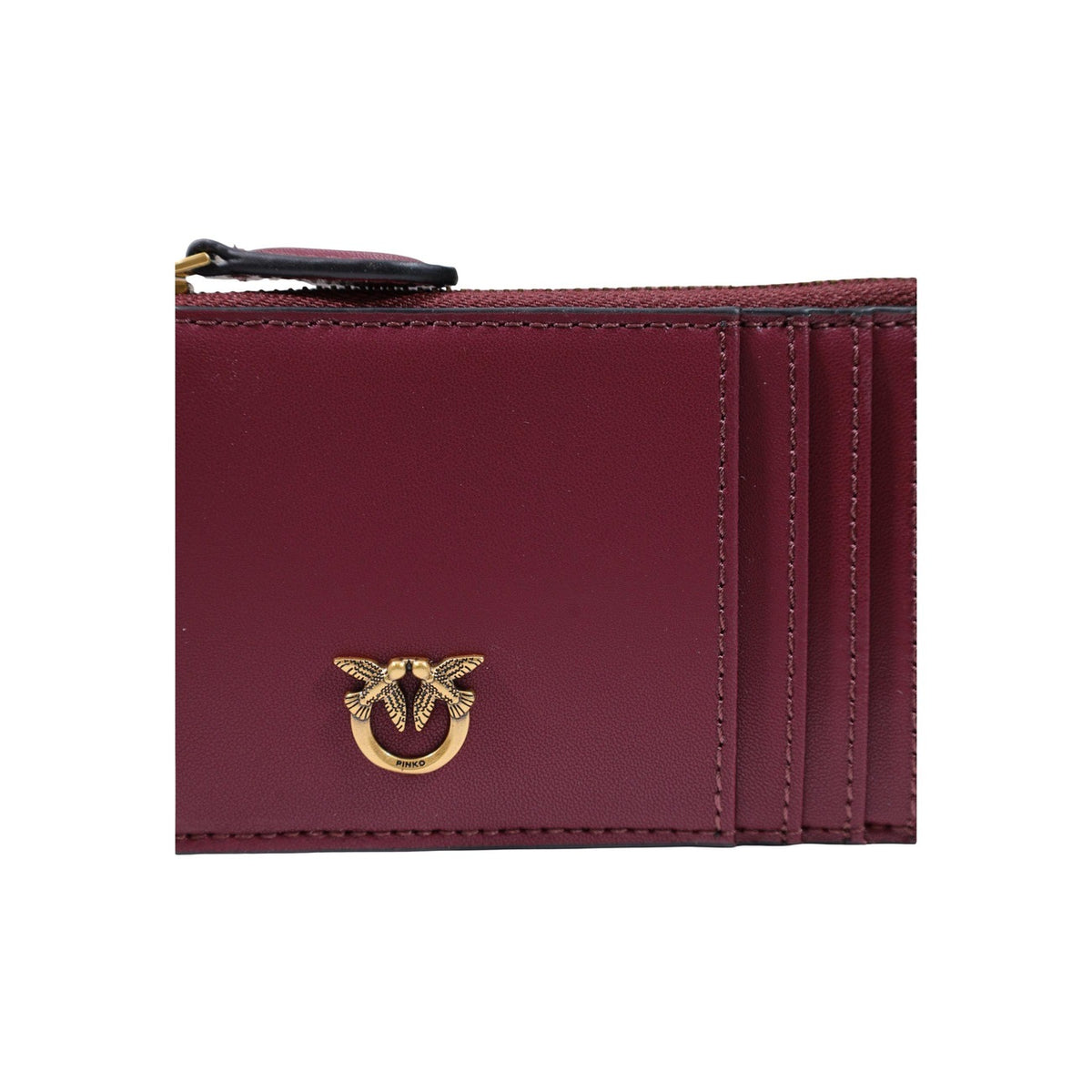 Pinko — Airone Vitello Seta women's leather wallet — view 5