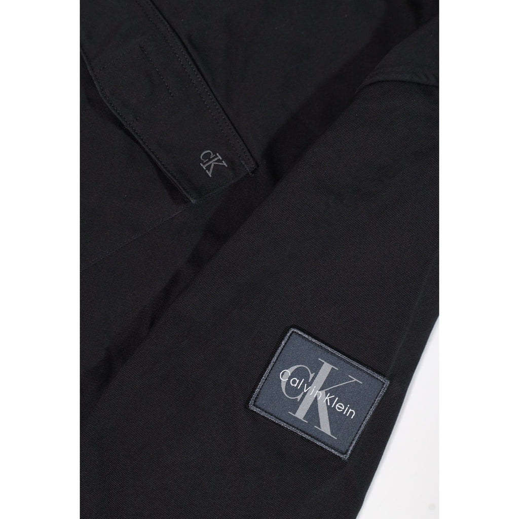 Calvin Klein Jeans — Zwart katoenen herenoverhemd — afbeelding 5