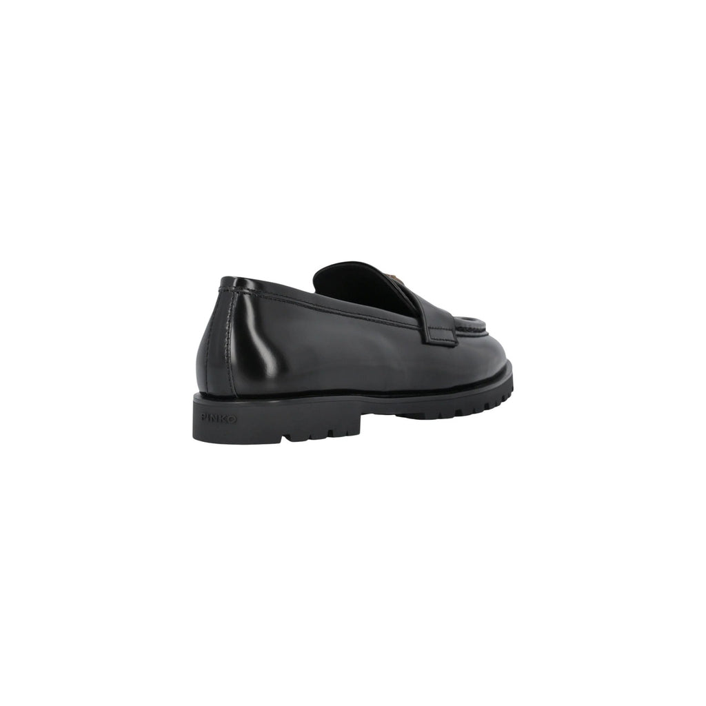 Pinko — Nora 07 low shoes in black leather for women — view 3