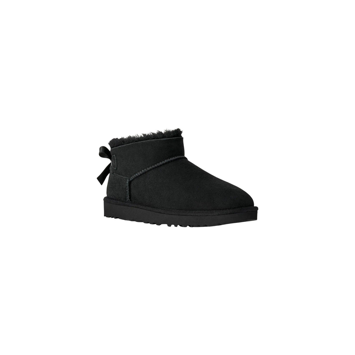 UGG — Bottes Ultra Mini Bailey Bow noir femme — vue 3