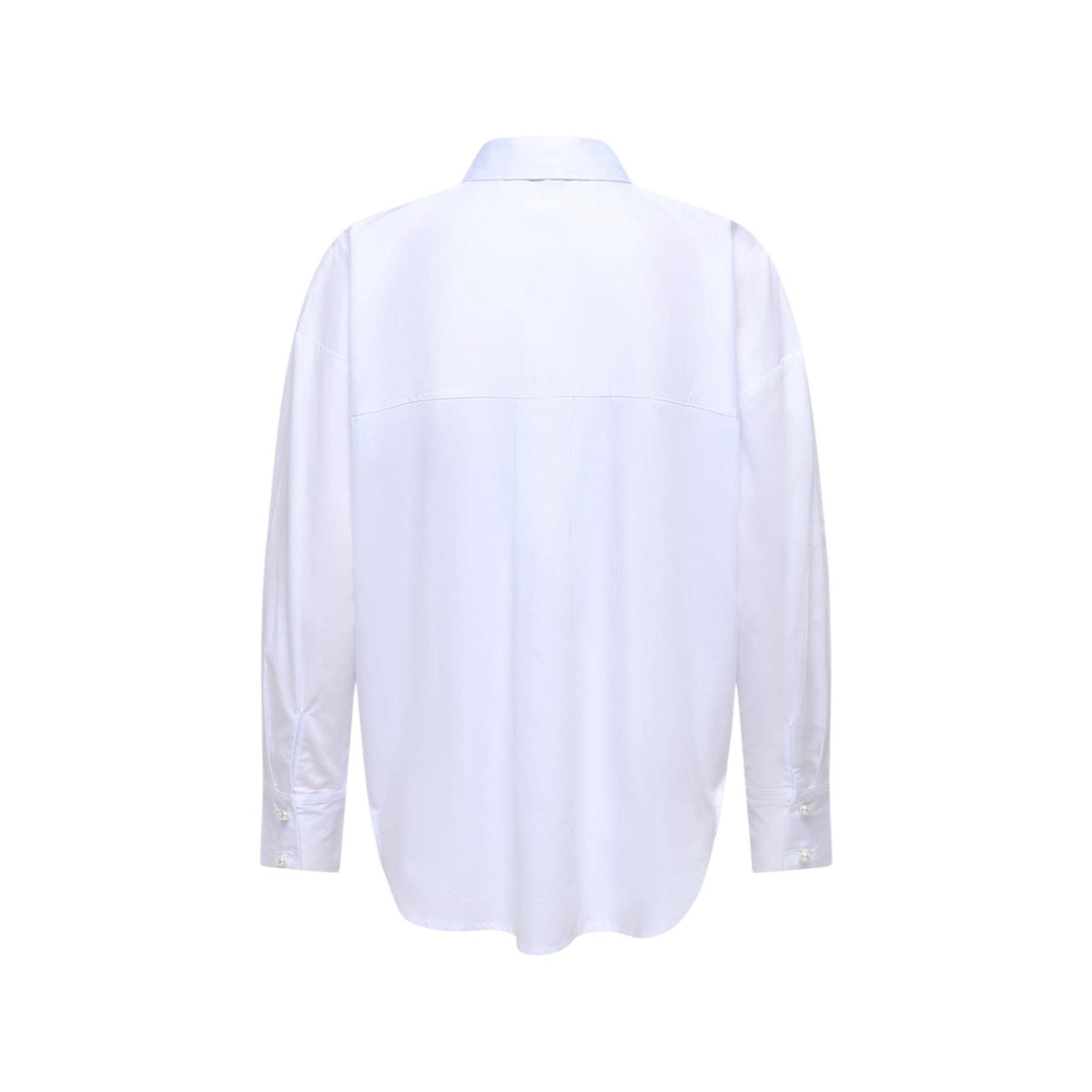 Jacqueline de Yong — Chemise Willow Loose Pearl blanche femme — vue 4