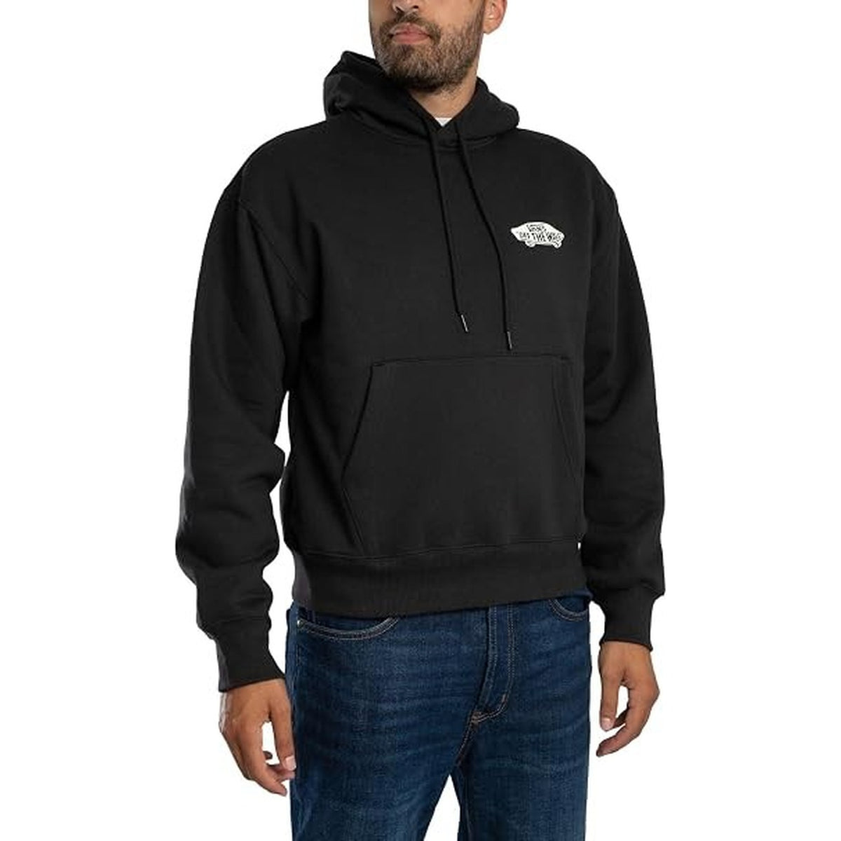 Vans — Sweat à capuche VN00105KY281 noir homme — vue 3