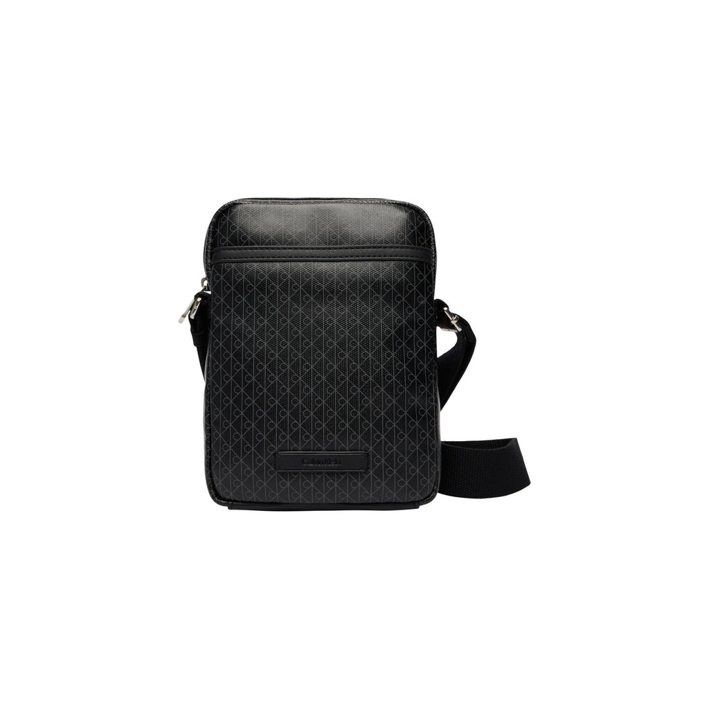 Calvin Klein — Sac reporter Emblem AOP noir homme