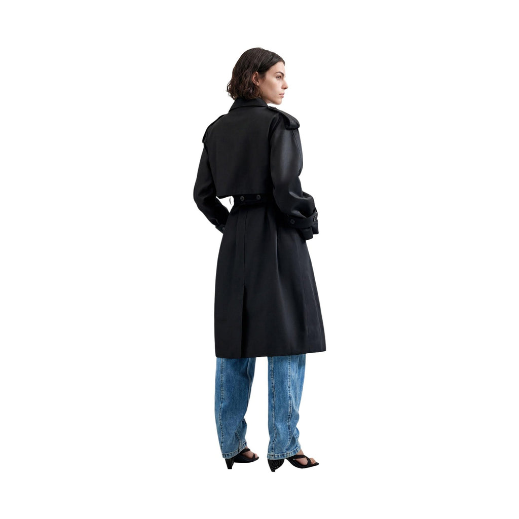 Desigual — Hybride trenchcoat voor dames zwart — afbeelding 3
