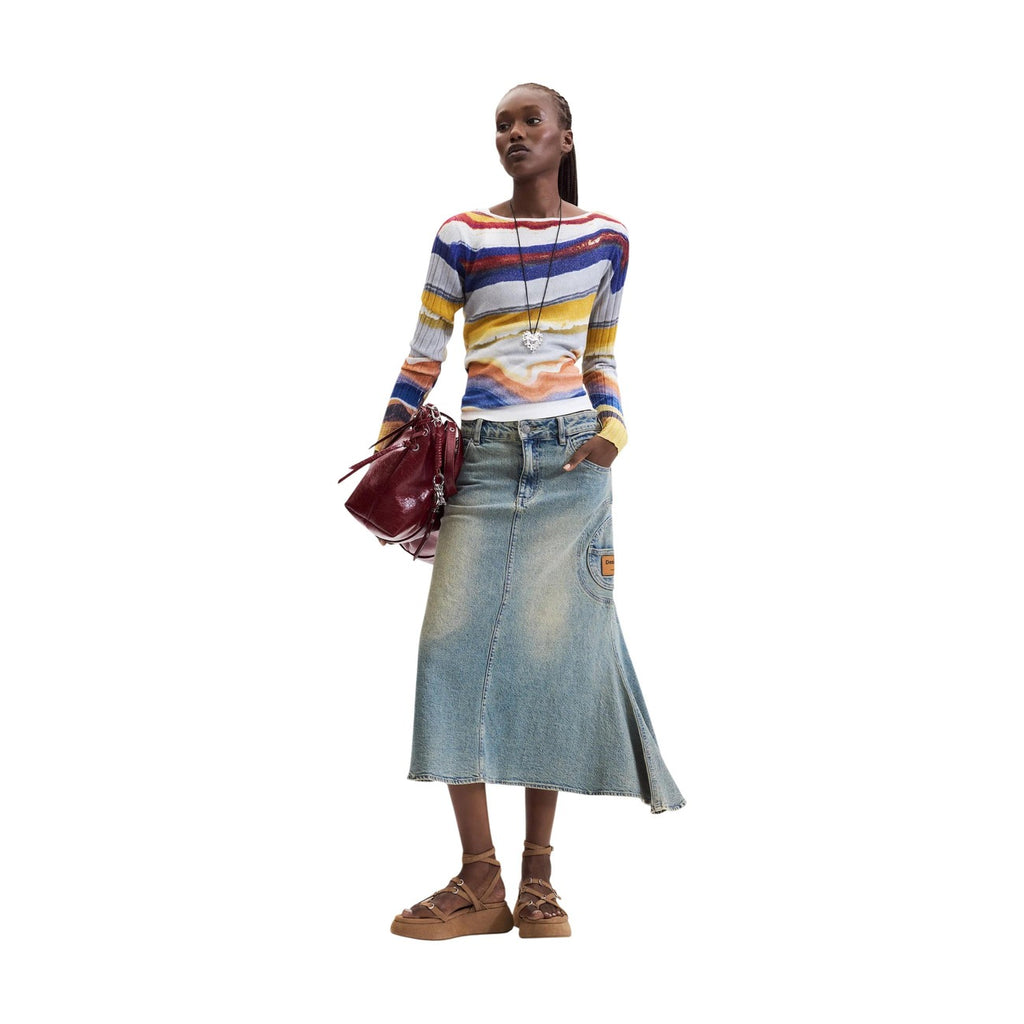 Desigual — Women’s blue Terra sweater — view 2
