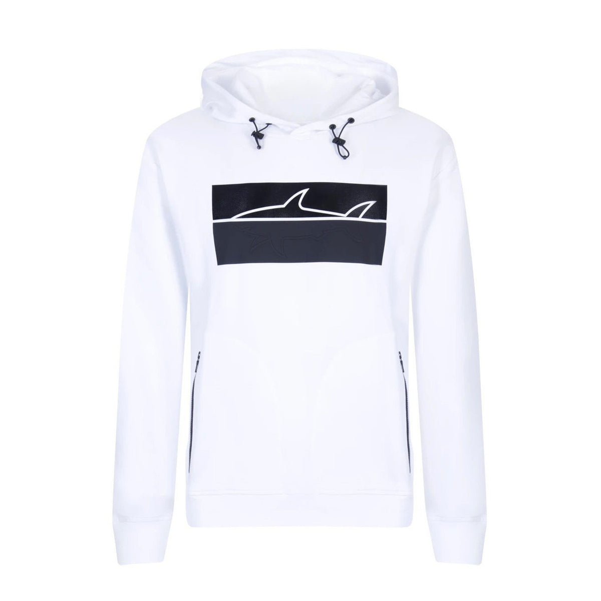 Paul&shark — Hooded sweatshirt B_44416 white men