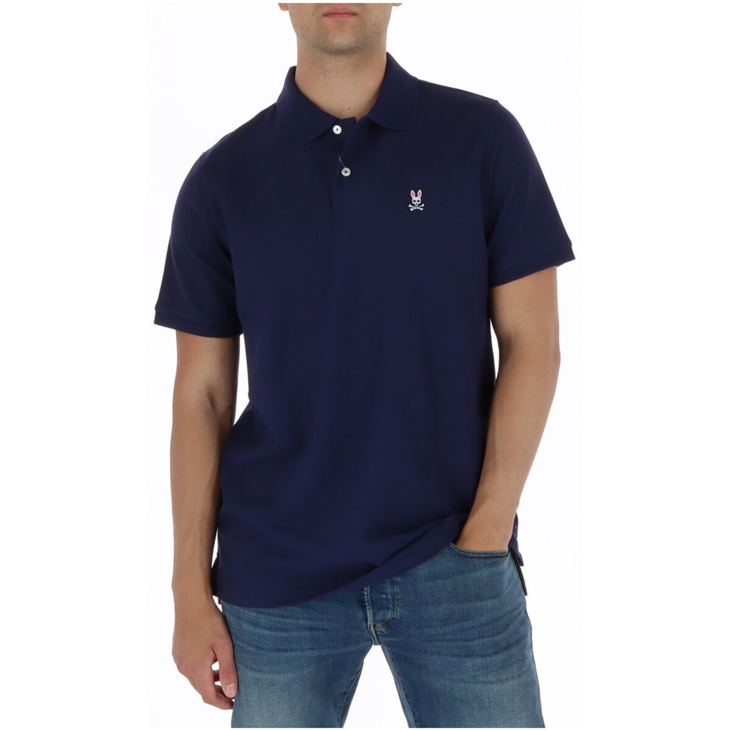 Psycho Bunny — Men's blue polo shirt B6K001CRPC