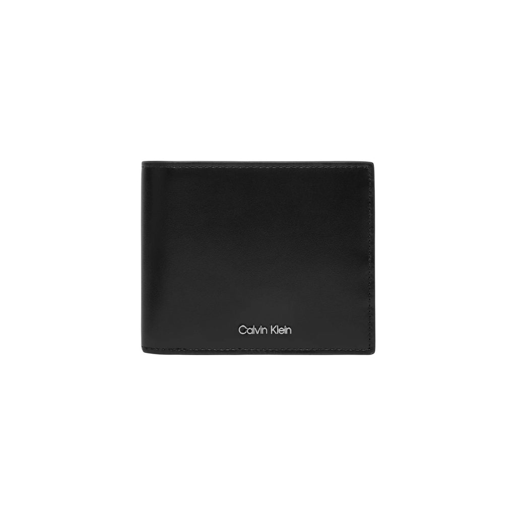 Calvin Klein — Men's black leather bifold wallet — view 2