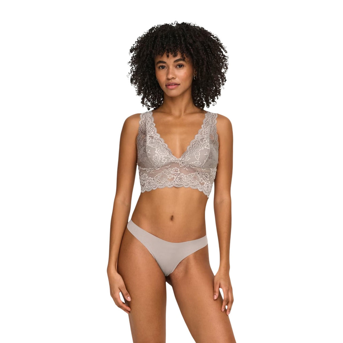 Only — Lingerie ONLCHLOE gris femme — vue 3