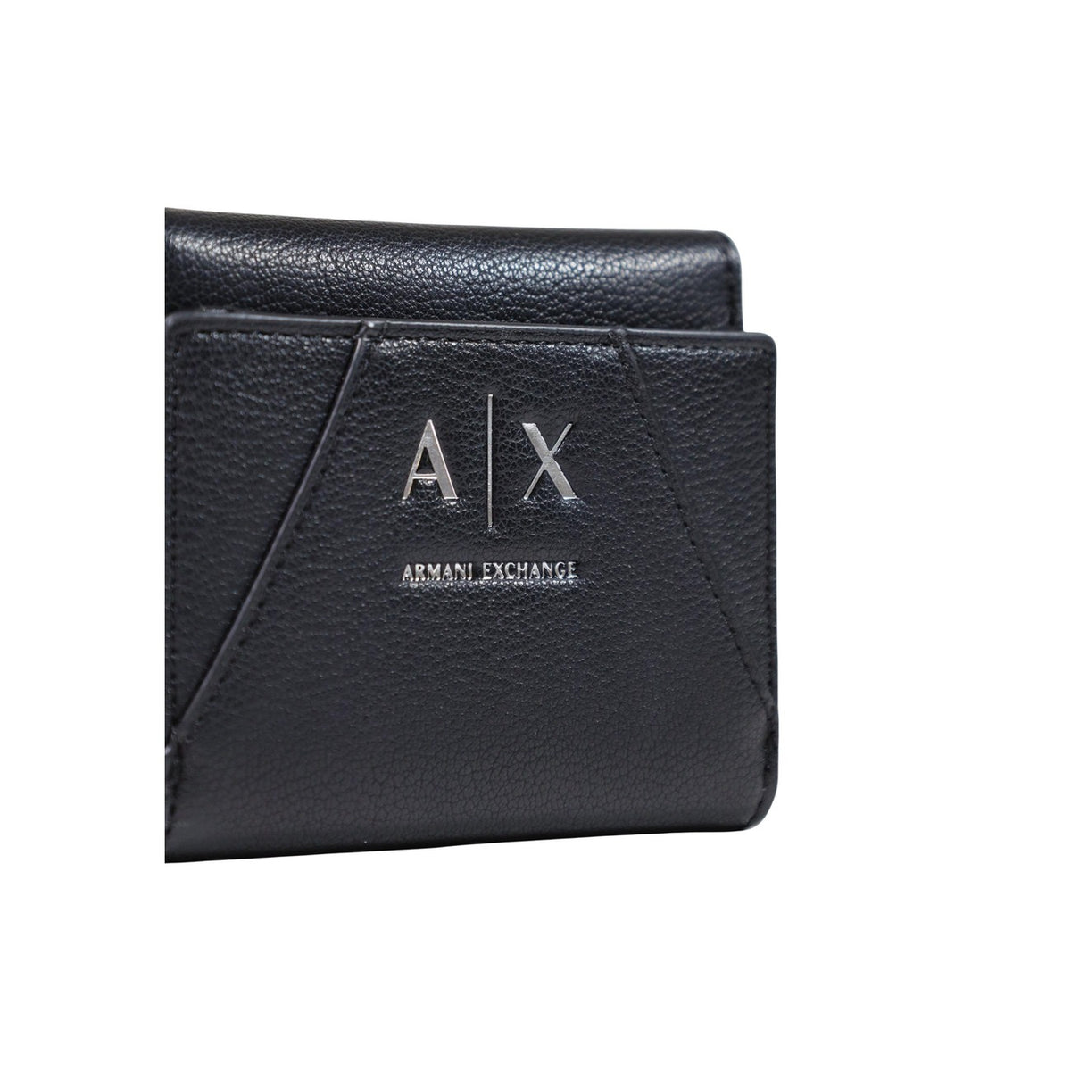 Armani Exchange — Compacte zwarte damesportefeuille — afbeelding 3