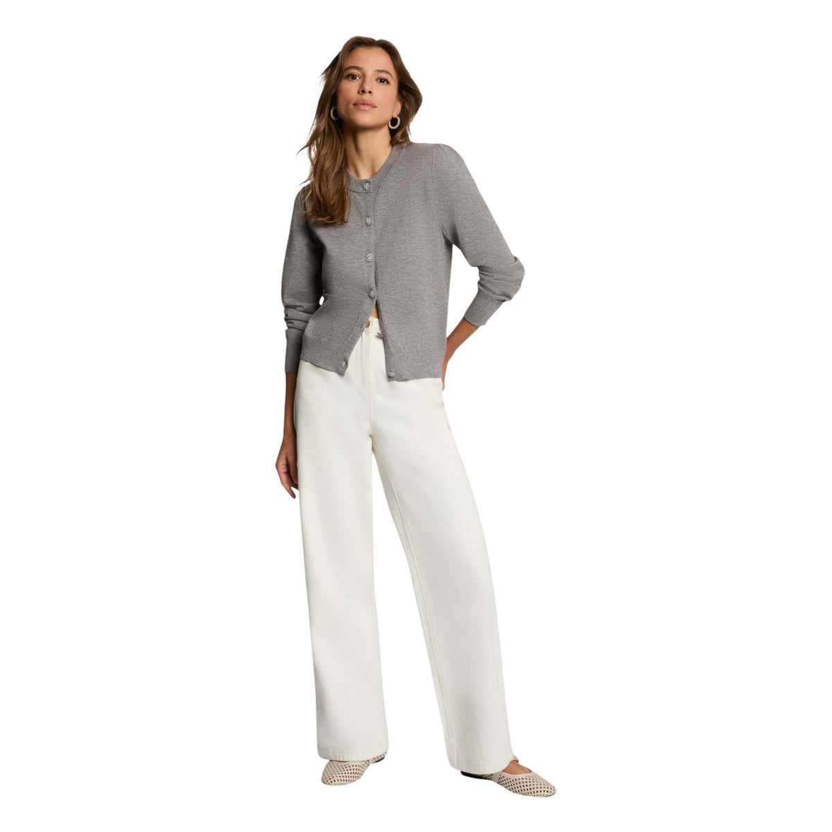 Morgan – Grauer Damenpullover — Ansicht 5
