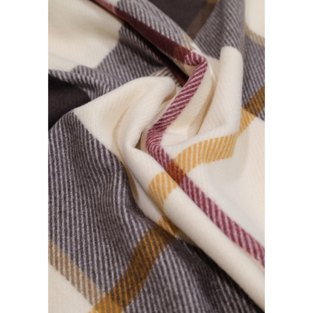Barbour — Écharpe Harriet Tartan blanche homme — vue 2