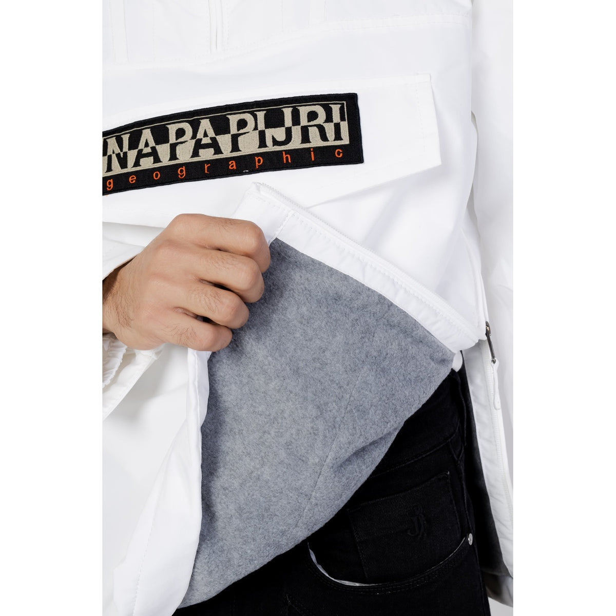 Napapijri — Veste à capuche WH7_9782600008_WHITE blanc homme — vue 3