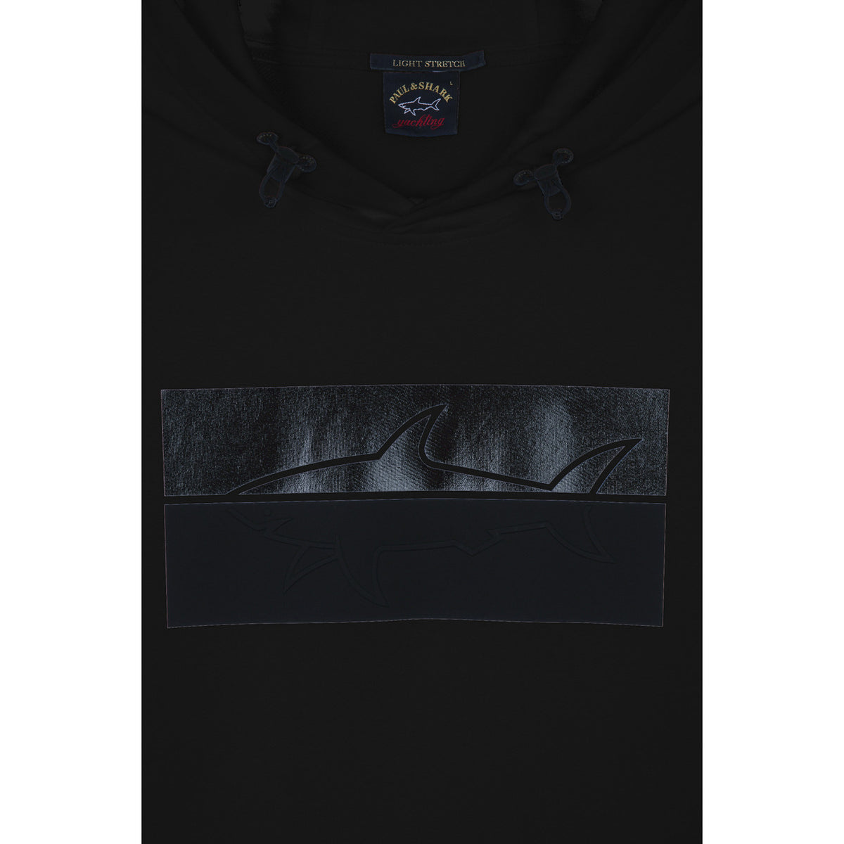 Paul&shark — Hooded sweatshirt B_44418 black men — view 4