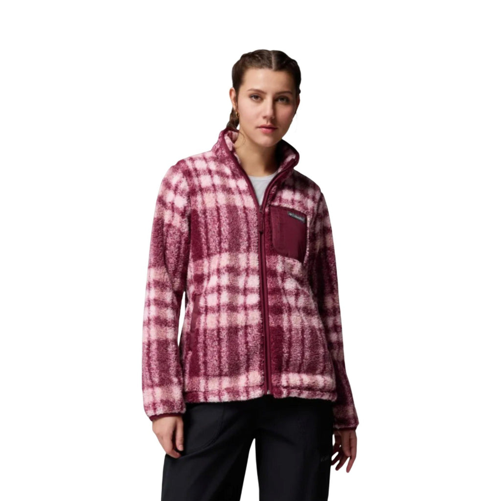 Columbia — West Bend Print Full Zip II fleece voor dames roze