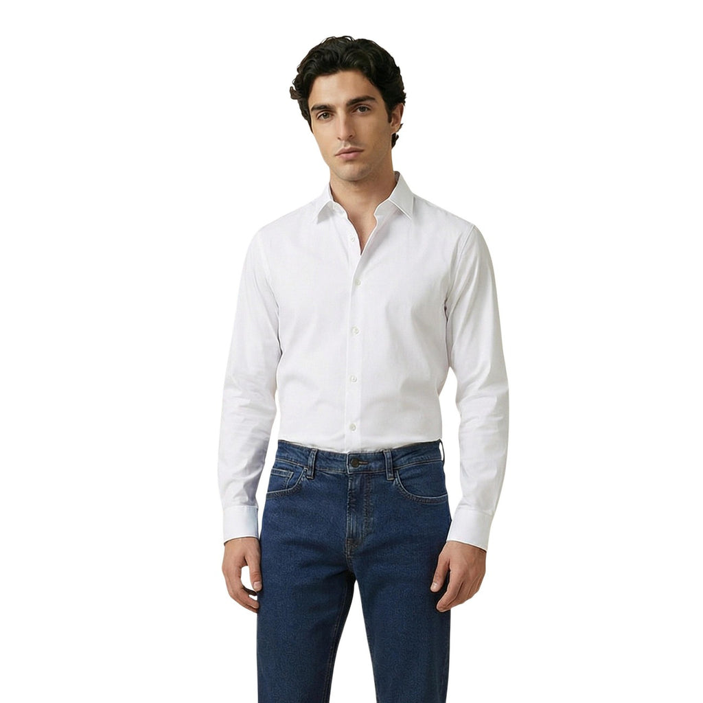Armani Exchange — Men’s white stretch shirt