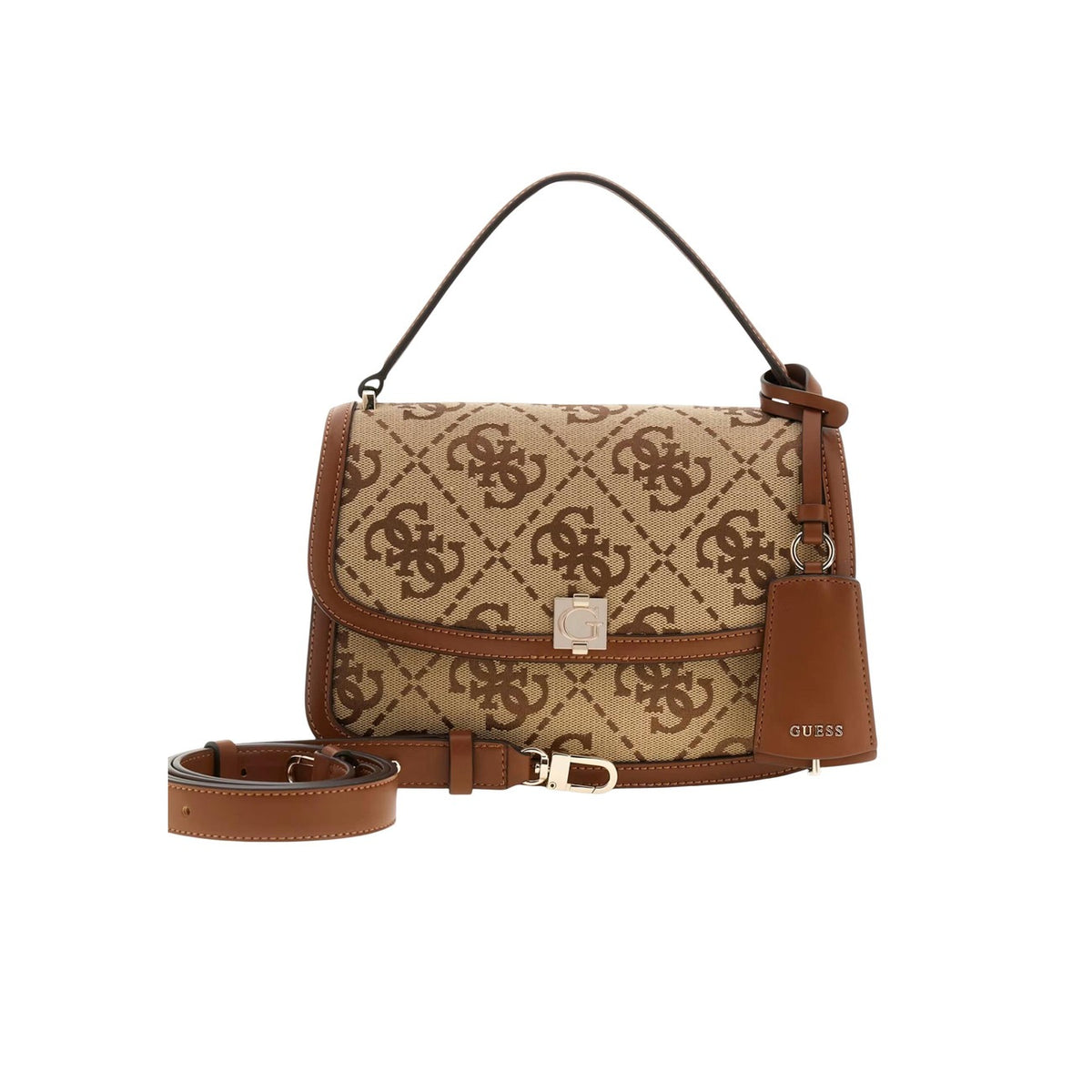 Guess — Women's Audrey Logo Sml Gfrn bag - white color — view 3