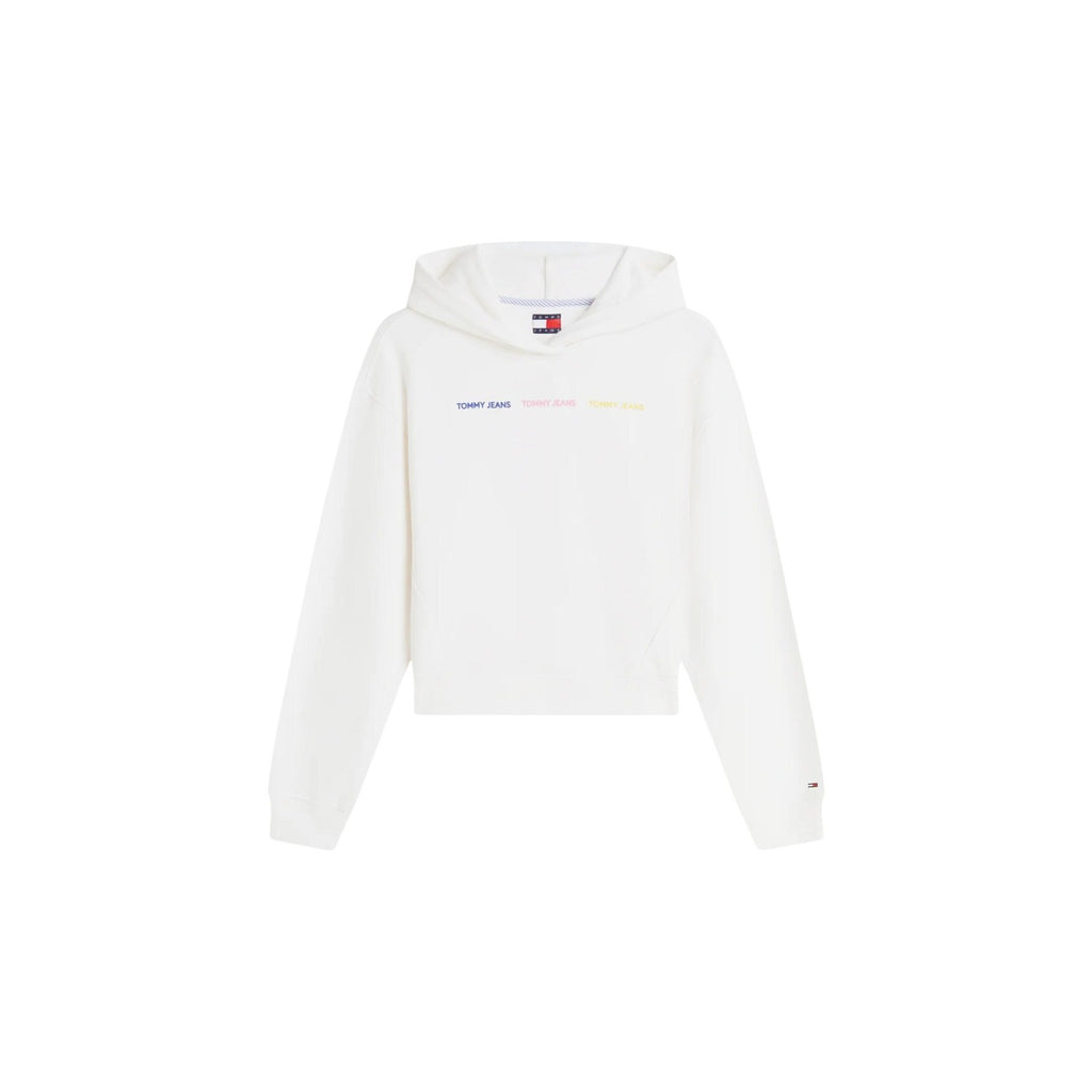 Tommy Jeans — Sweat à capuche blanc femme — vue 2
