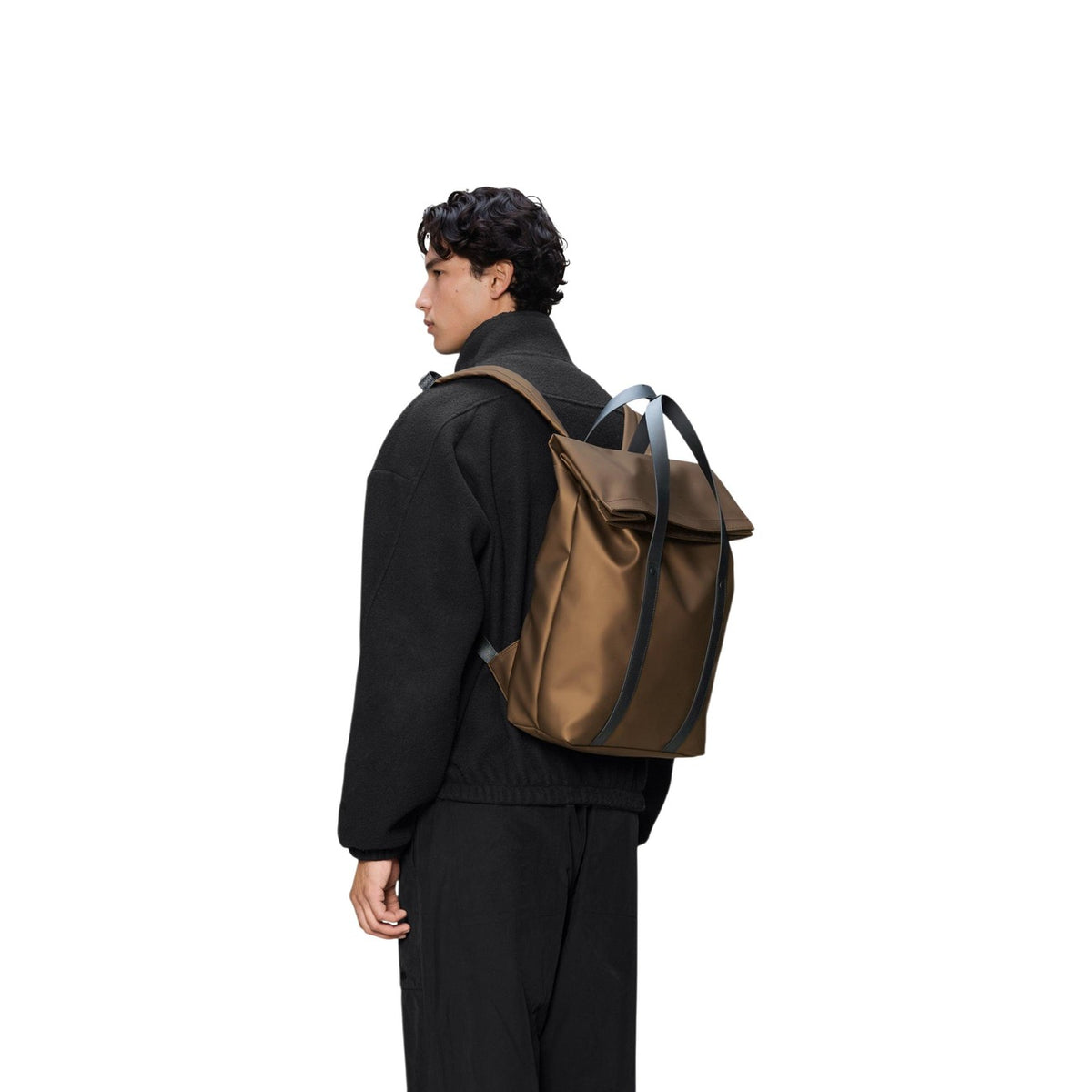 Rains — 2 Way Tote Backpack marron homme — vue 2