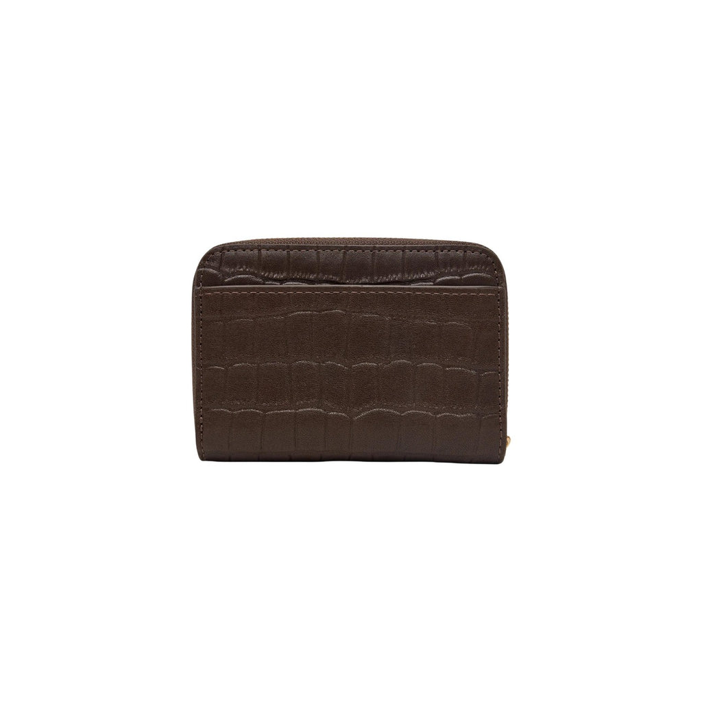 Calvin Klein — CK Croc Medium Flap damesportemonnee — bruin — afbeelding 2
