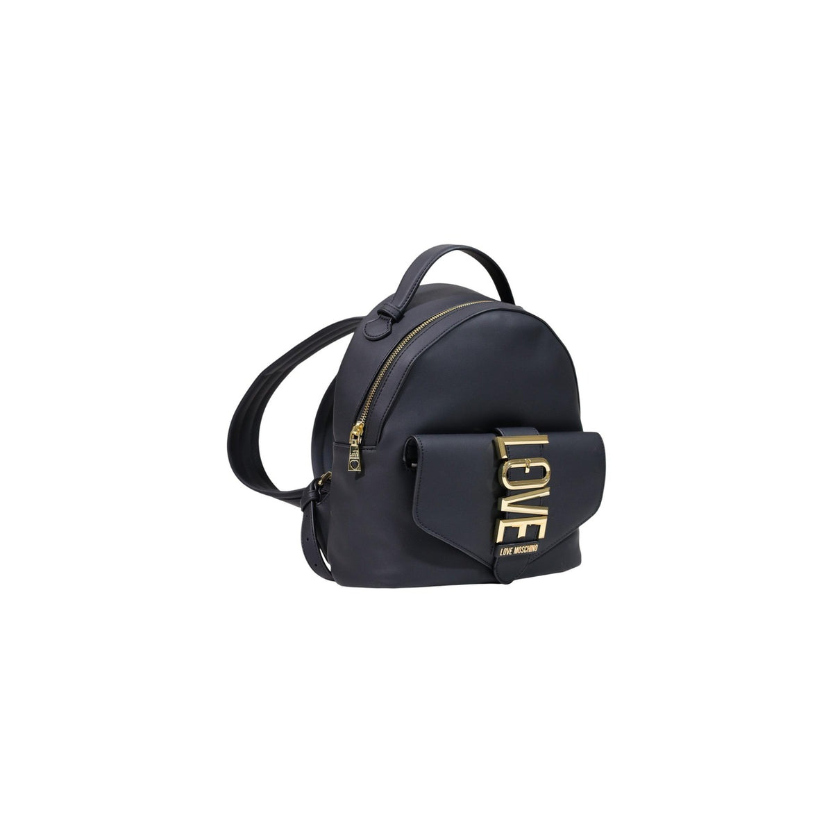 Love Moschino — Schwarzer Rucksack 13 × 28 × 10 cm Damen — Ansicht 2