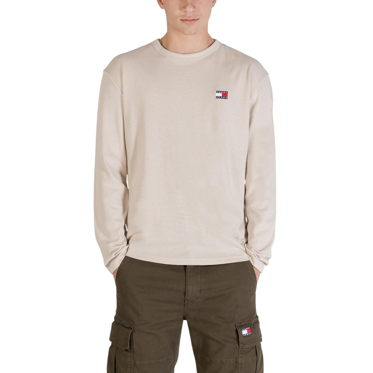 Tommy Jeans — Men’s beige t-shirt