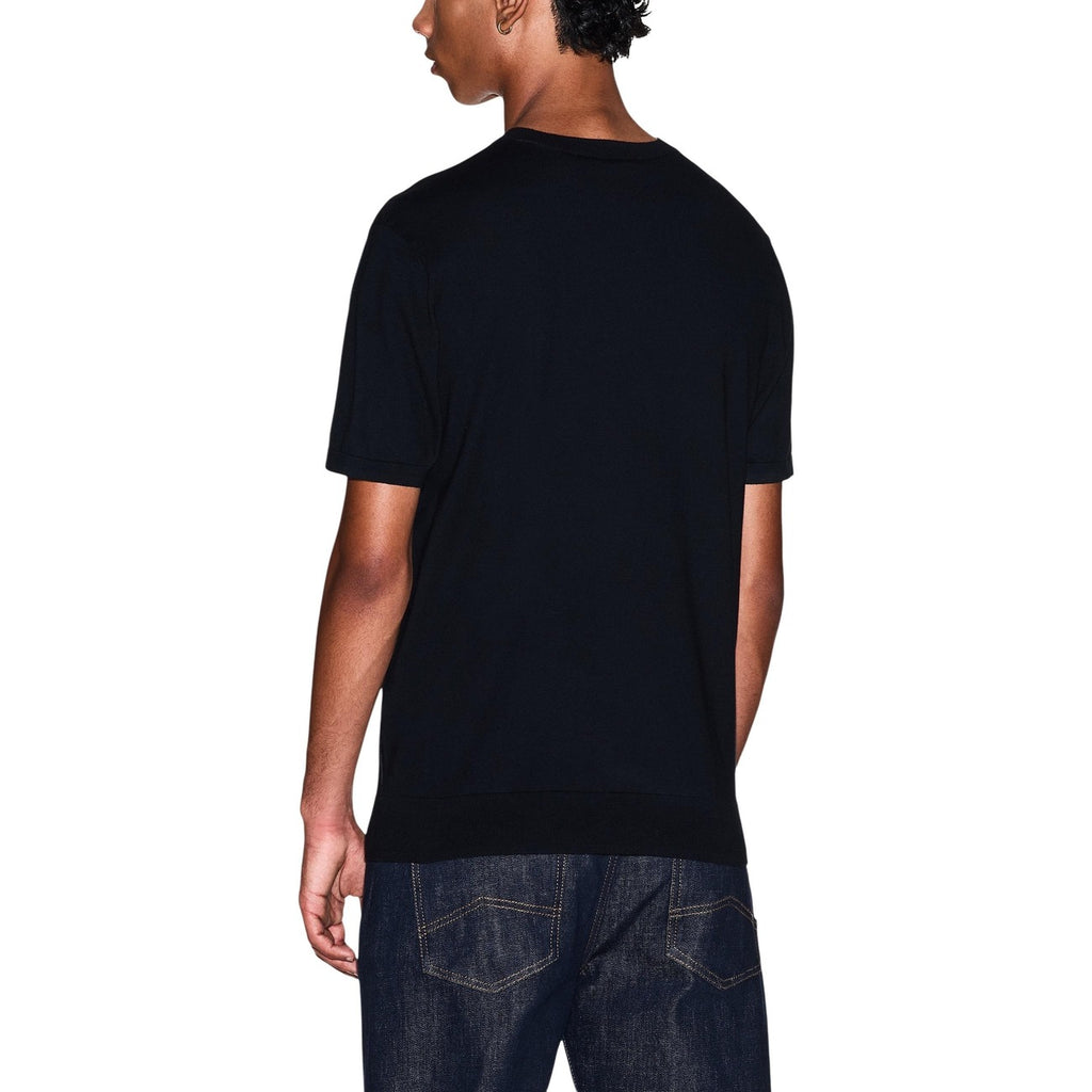 Armani Exchange — T-shirt logo noir homme — vue 2