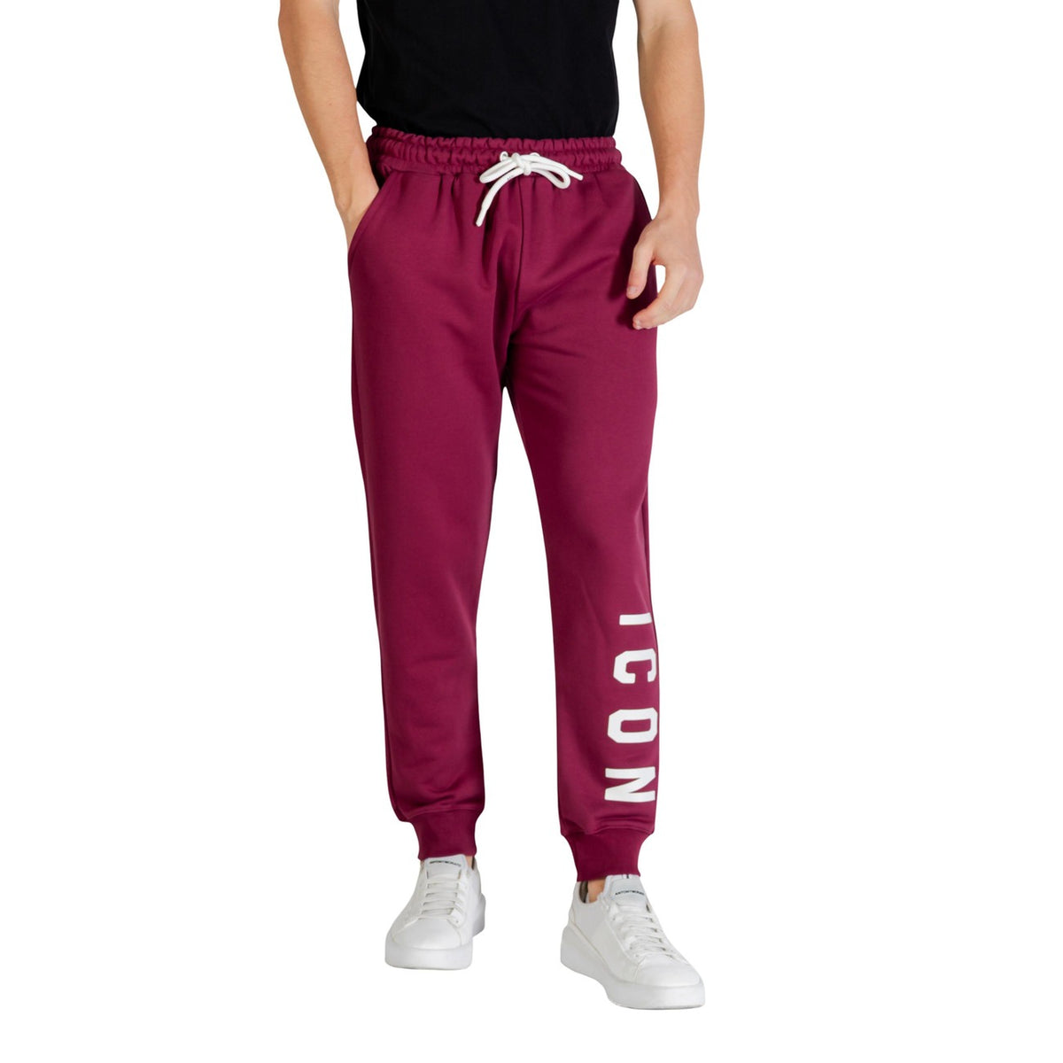 Icon — Pantalon ICUF2W6P001 bordeaux homme — vue 5