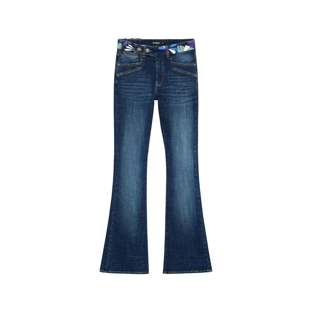 Desigual — Women's blue Hipbel denim jeans — view 5