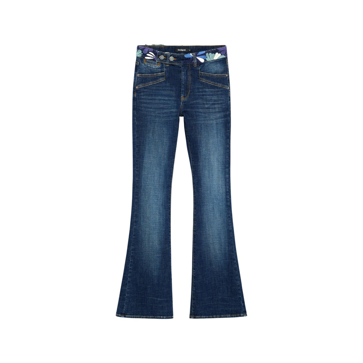 Desigual — Women's blue Hipbel denim jeans — view 5