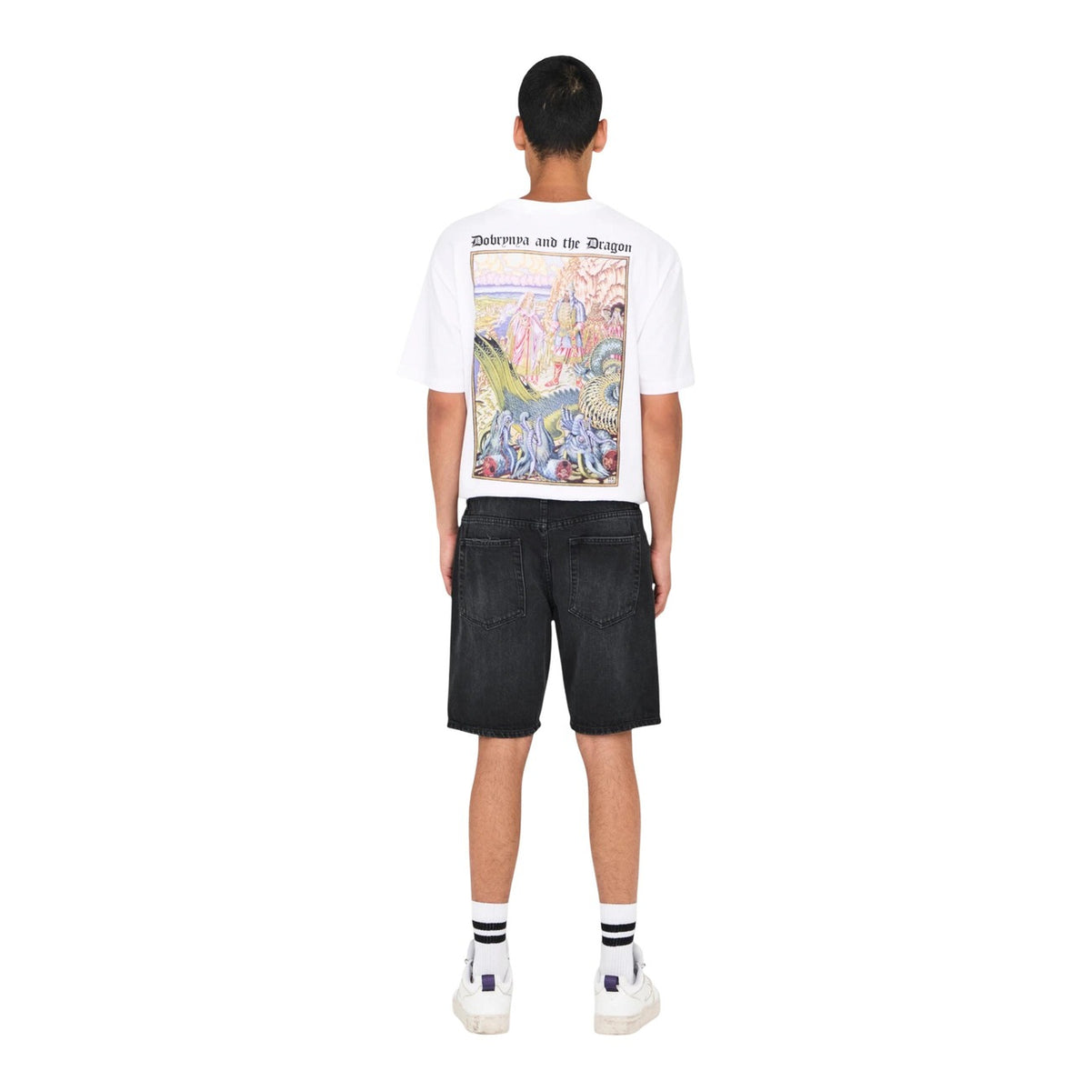 Only & Sons — Short Edge noir homme — vue 5