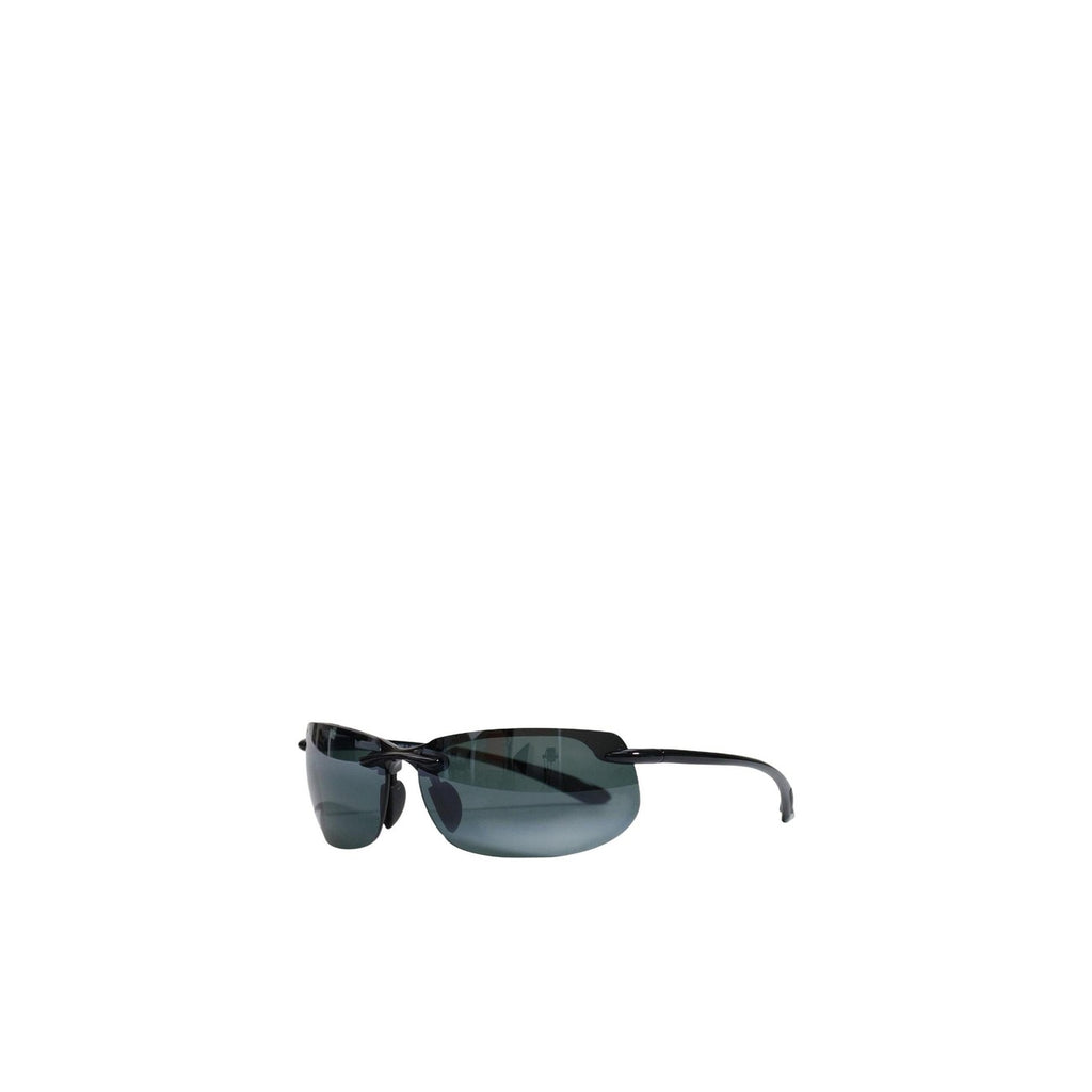 Maui Jim — Lunettes de soleil Banyans rondes gris homme — vue 3