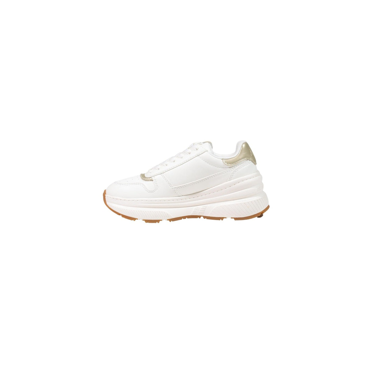 Armani Exchange — Baskets logo AX blanches femme — vue 3