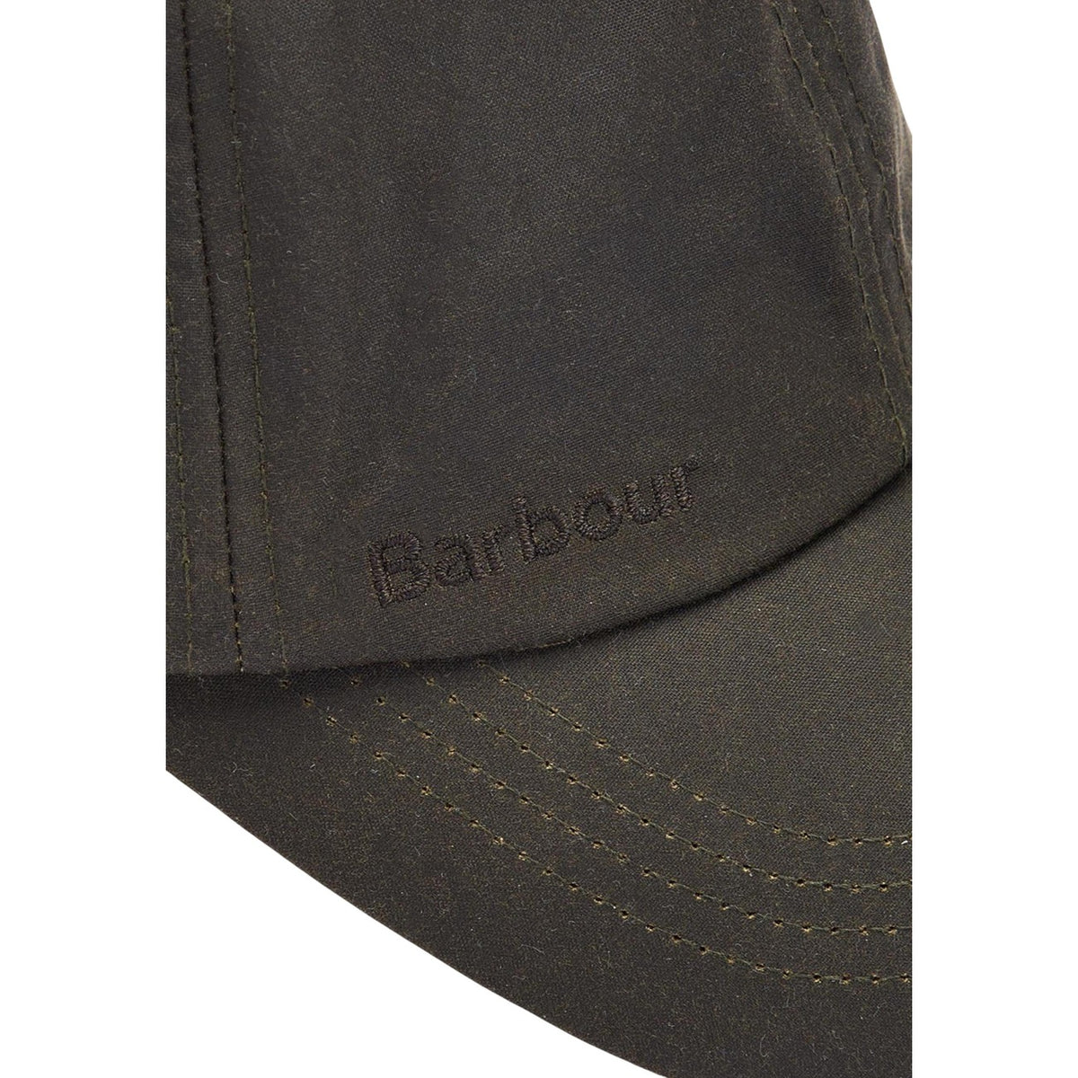 Barbour — Groene Wax Sports herenpet — afbeelding 3