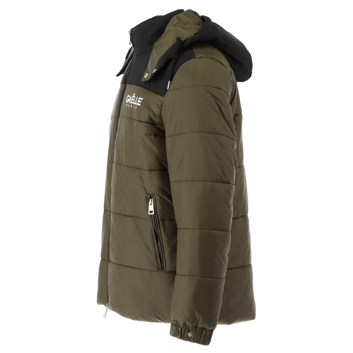 Gaelle Paris — Veste à capuche GBU2520VERDE MILITARE vert homme — vue 3