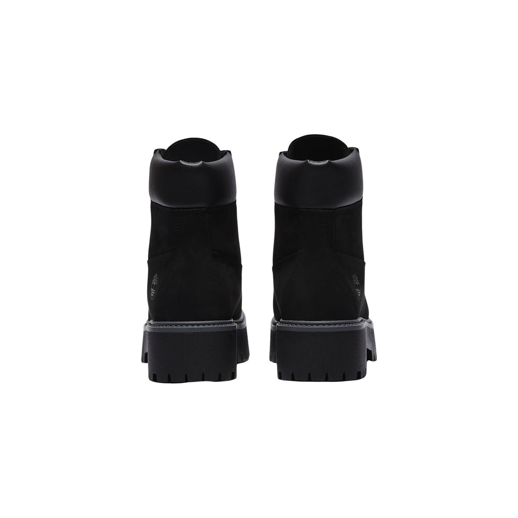 Timberland — Bottes Stone Street imperméables en cuir noir femme — vue 5