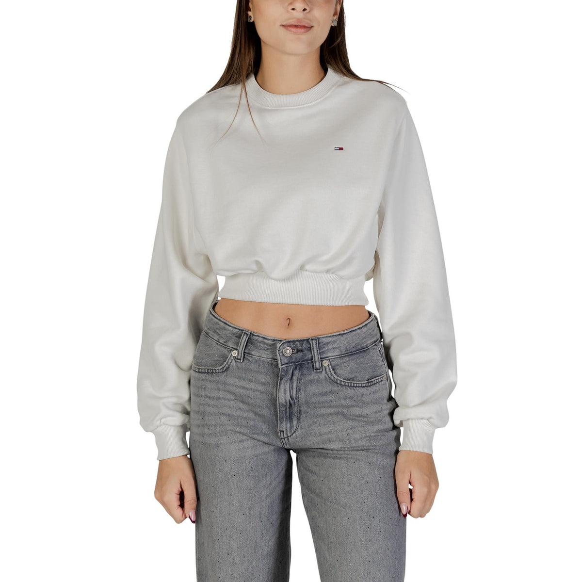 Tommy Jeans — Dames sweatshirt DW0DW21831 wit