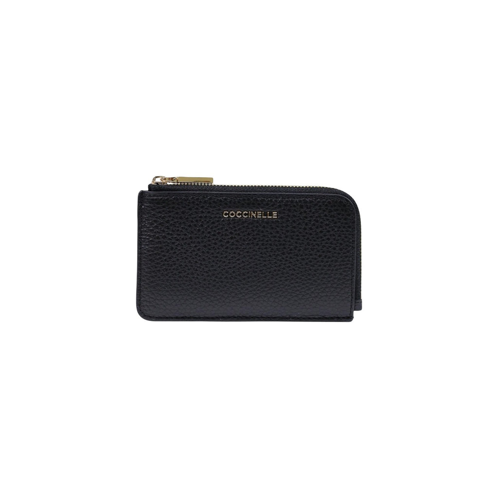Coccinelle — Portefeuille réf. METALLIC SOFT noir femme