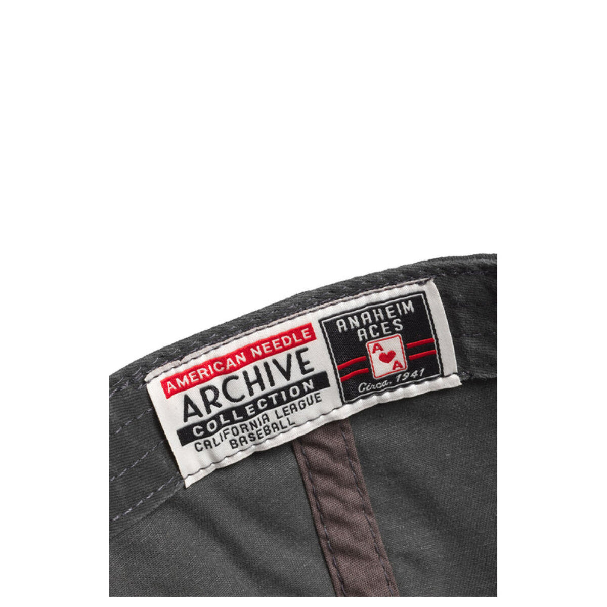 American Needle — Men's Brown Archive Cap SMU694A — view 2