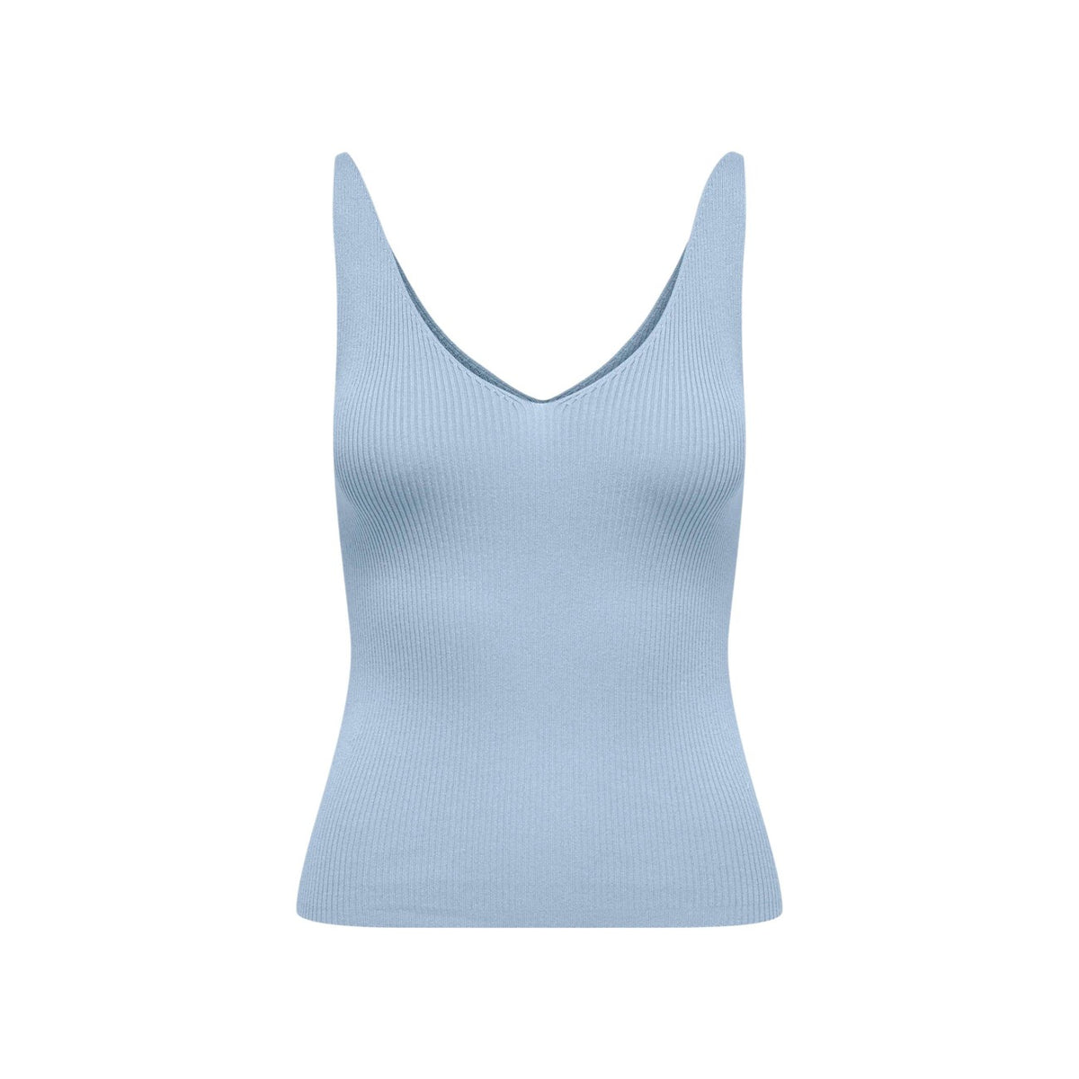 Jacqueline de Yong — Women's light blue round neck Nanna tank top — view 5