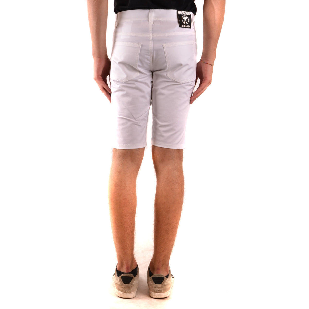 Moschino — Bermuda réf. B_38820 blanc homme — vue 4