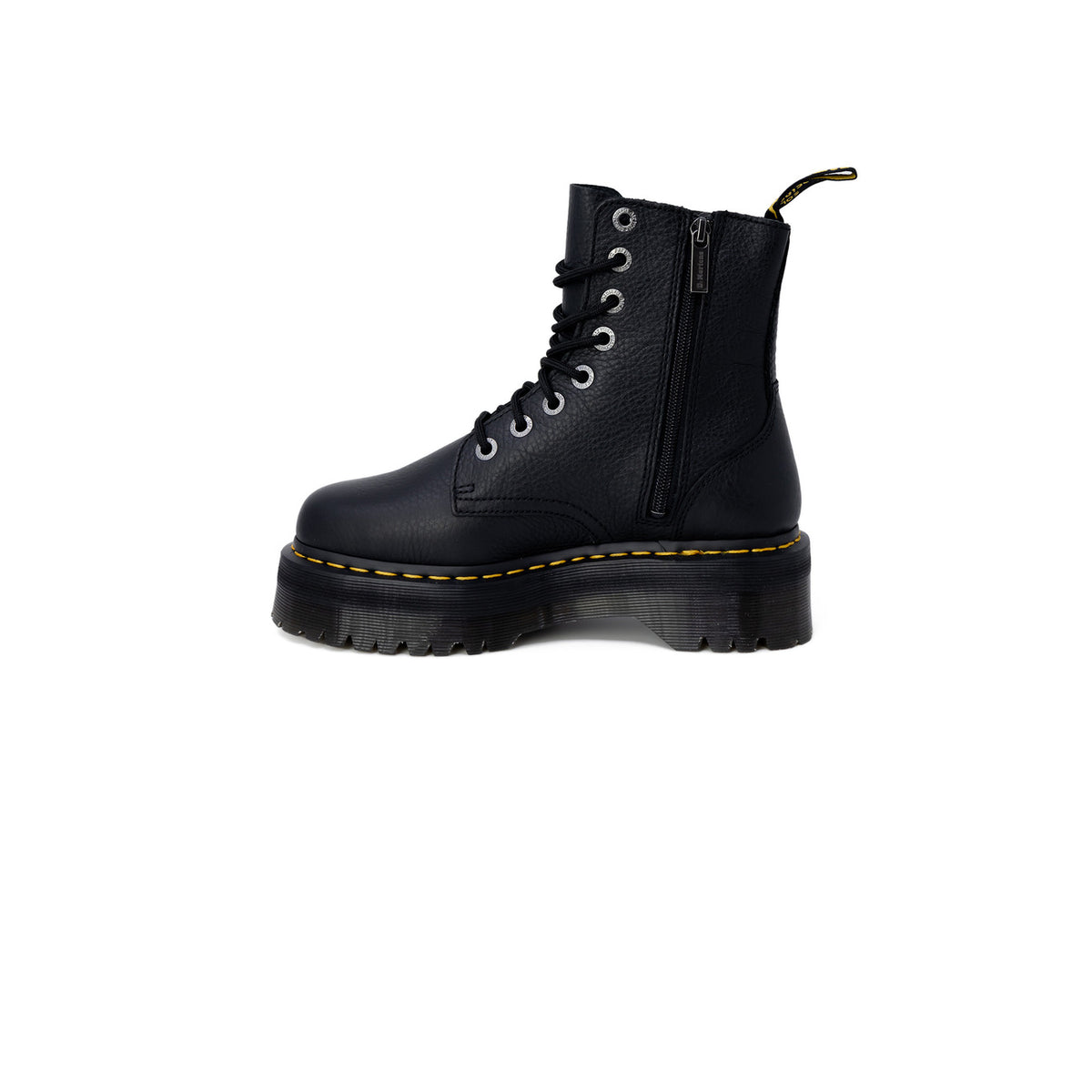 Dr. Martens — Bottes réf. 26378001 en cuir noir femme — vue 3