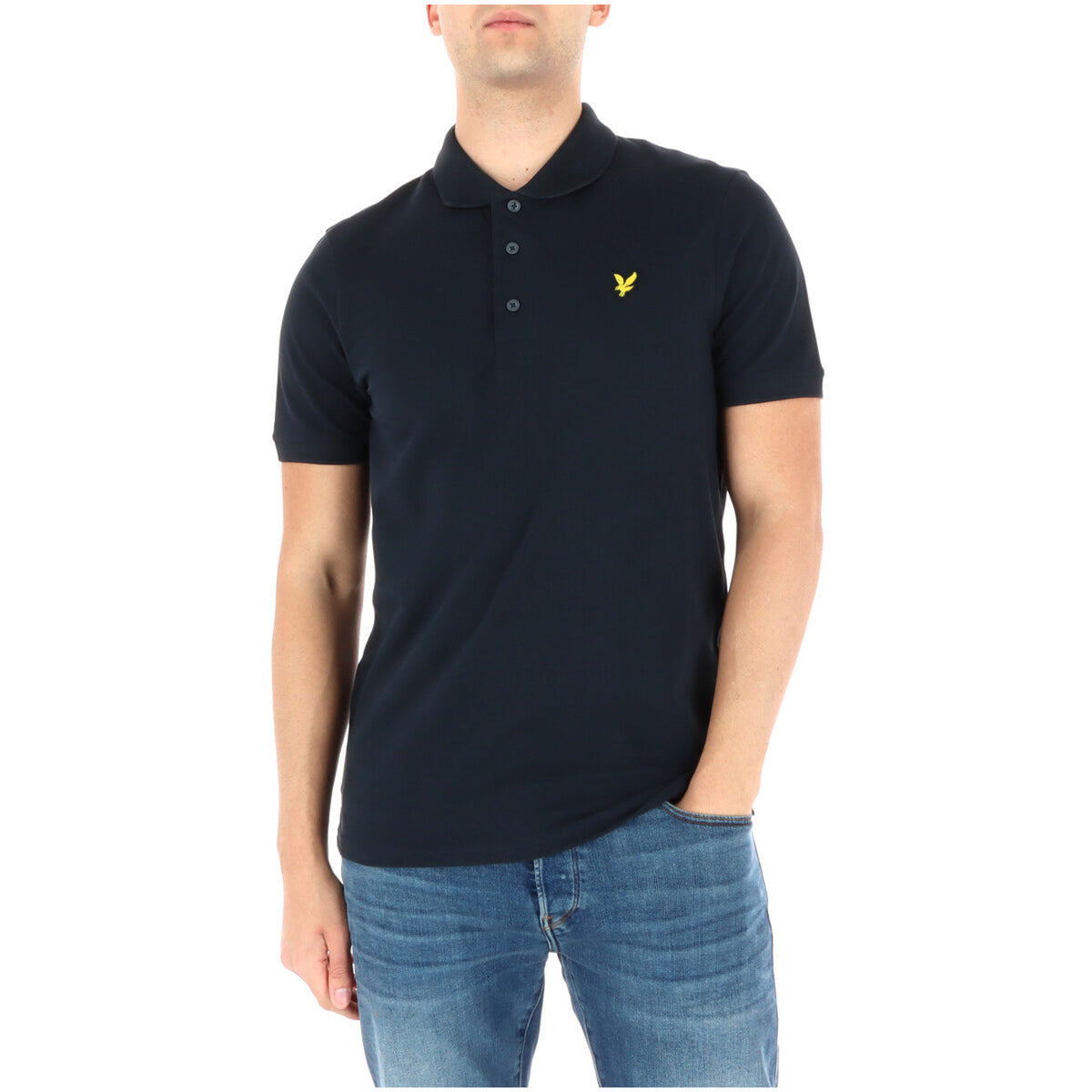 Lyle & Scott — Polo en coton stretch homme — vue 7