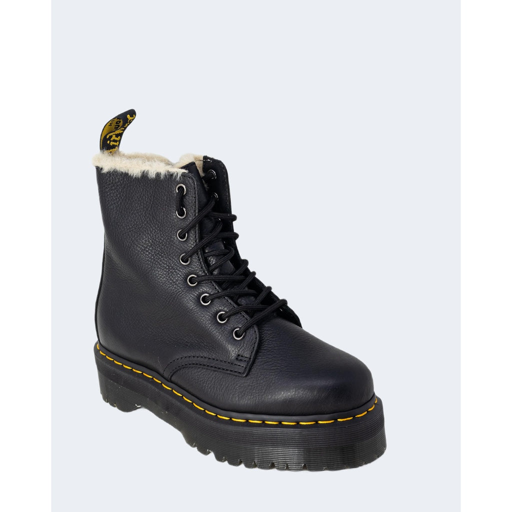 Dr. Martens — Bottes réf. 25637001 en cuir noir femme — vue 3