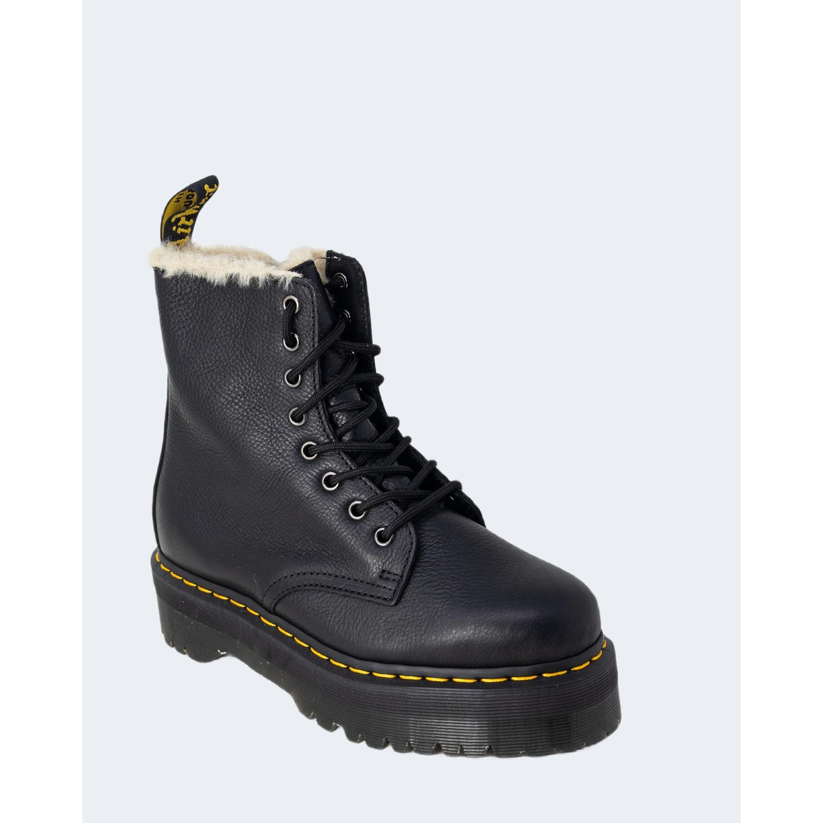 Dr. Martens — Bottes réf. 25637001 en cuir noir femme — vue 3