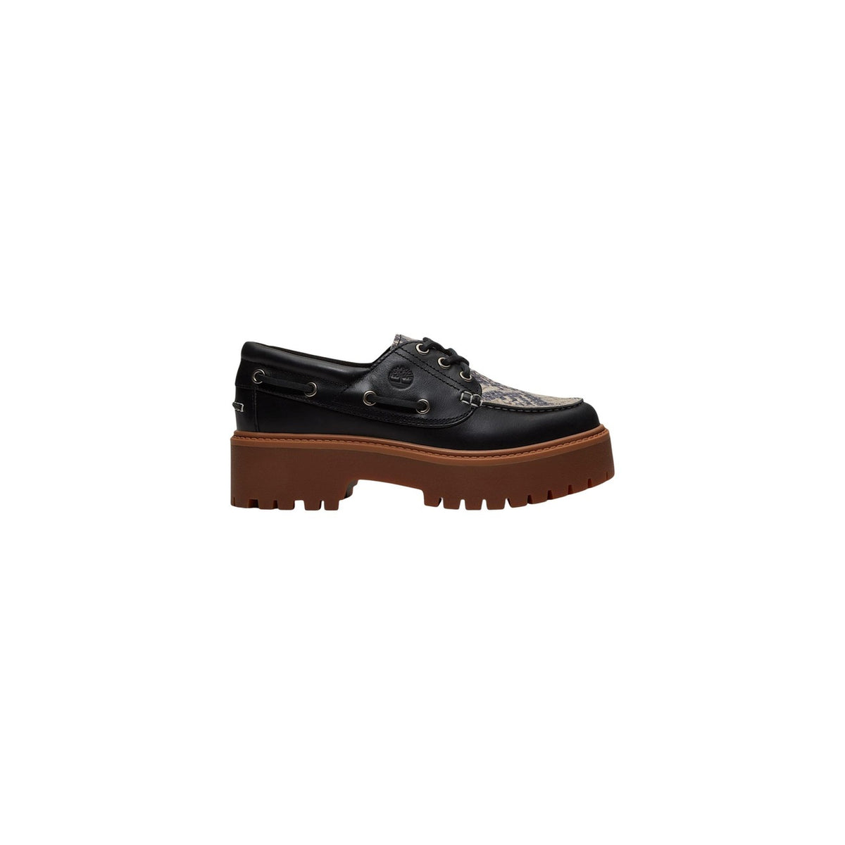 Timberland — Derbies réf. TB0A2GVFAFT en cuir noir femme