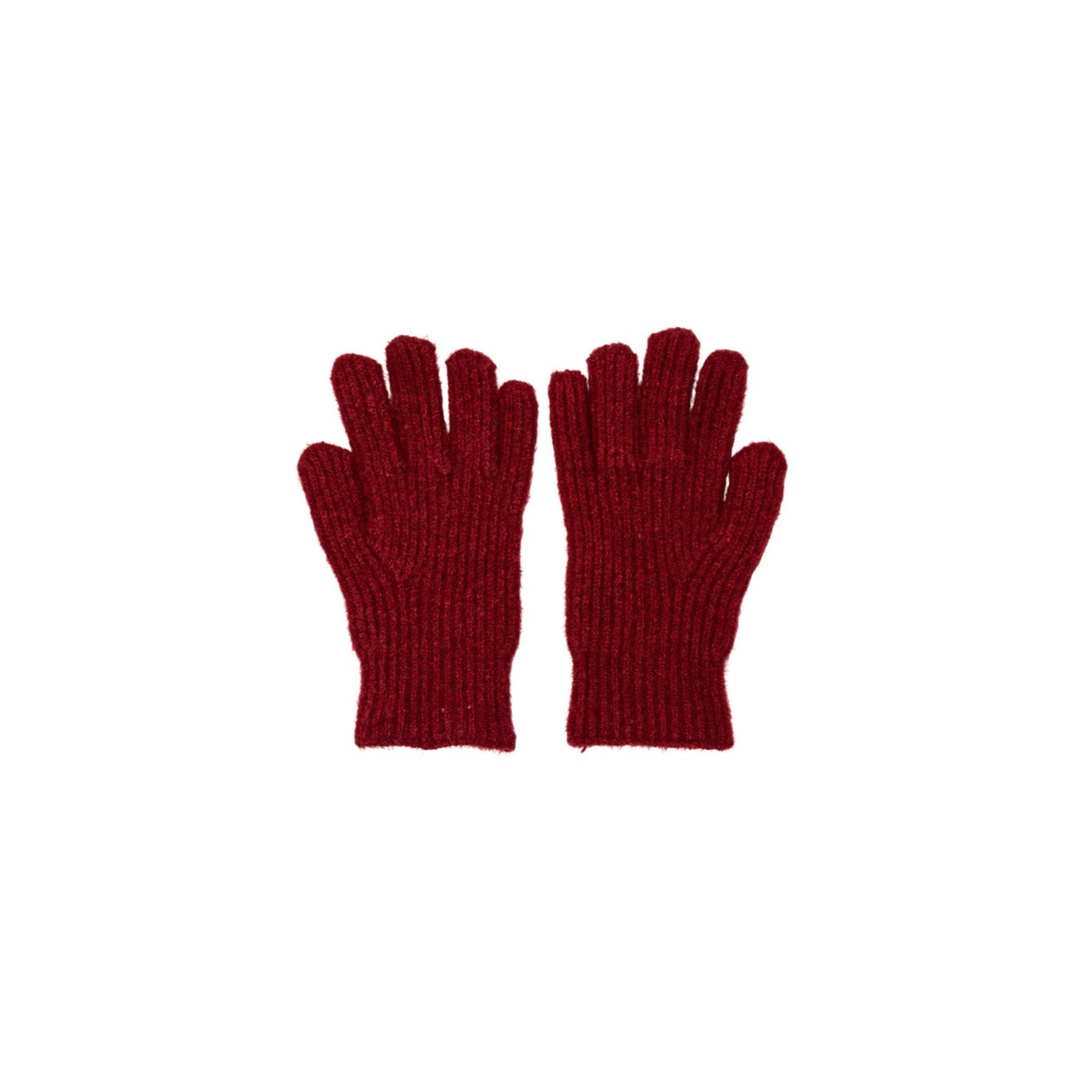Pieces — Gants 17159999 rouge femme — vue 2